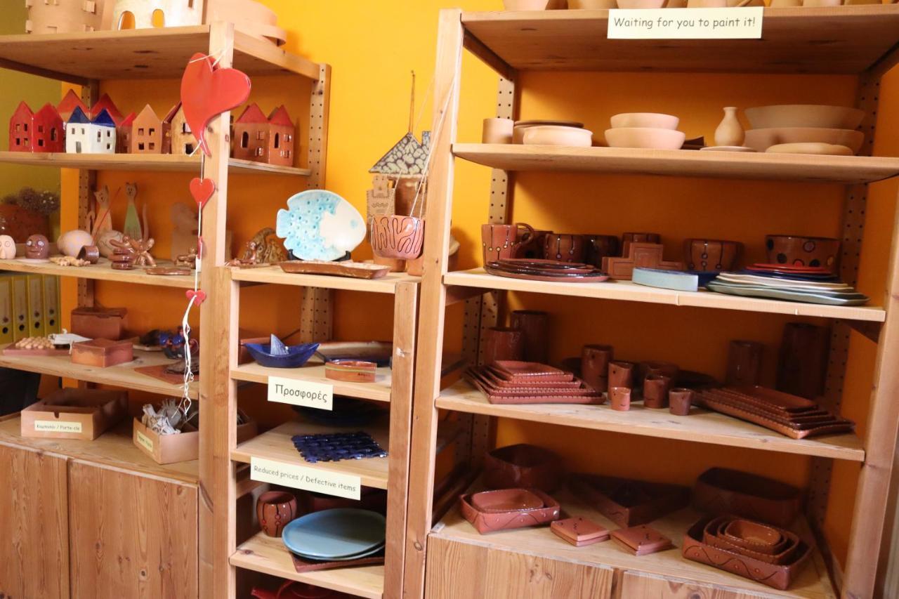 Entire independent maisonette near Heraklion Pottery Classes Petrokefalo Eksteriør bilde